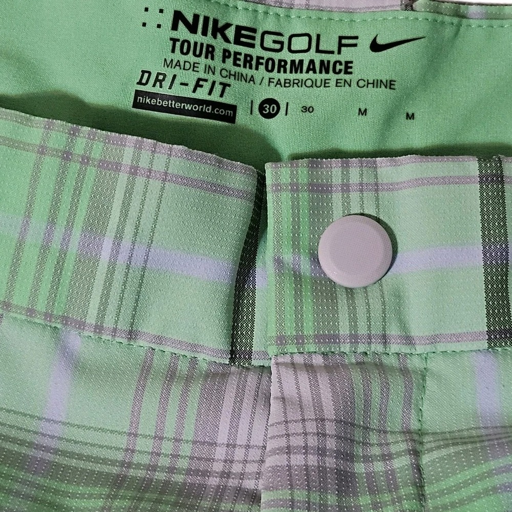 Nike Golf Tour Performance Shorts 30 Dri-Fit Flat Front Stretch Chino Men